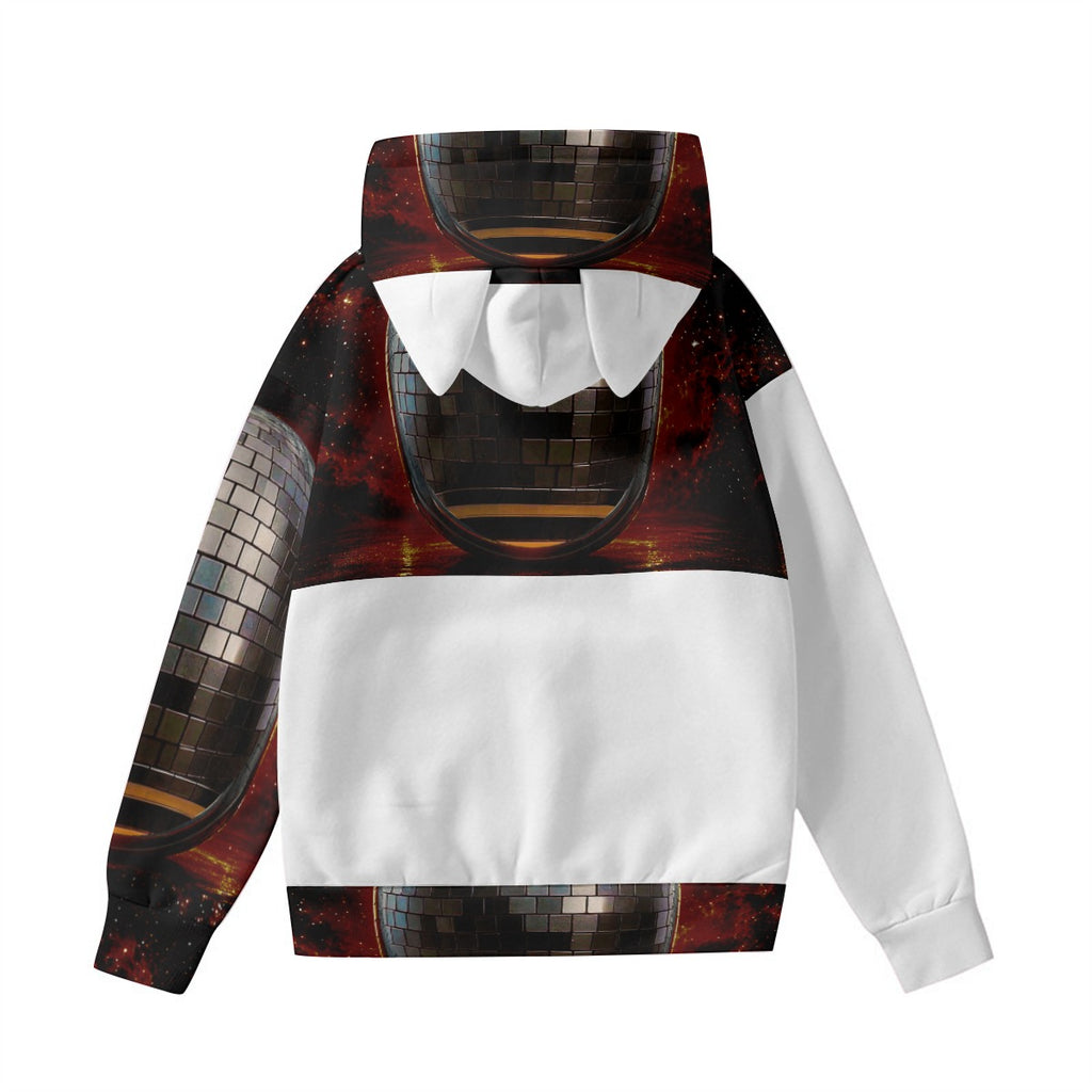 Bell Hoodie With Ears — Silver Bells