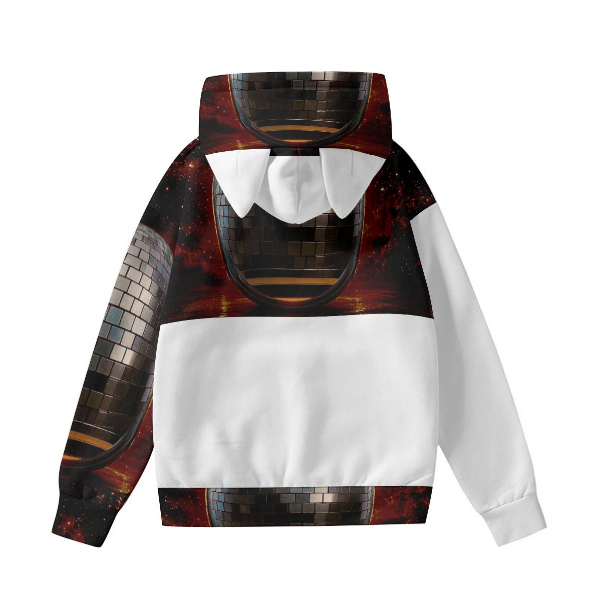 Bell Hoodie With Ears — Silver Bells