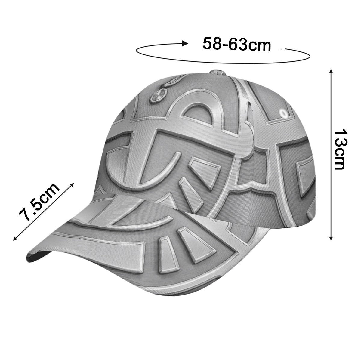 All-Over Print Peaked Cap