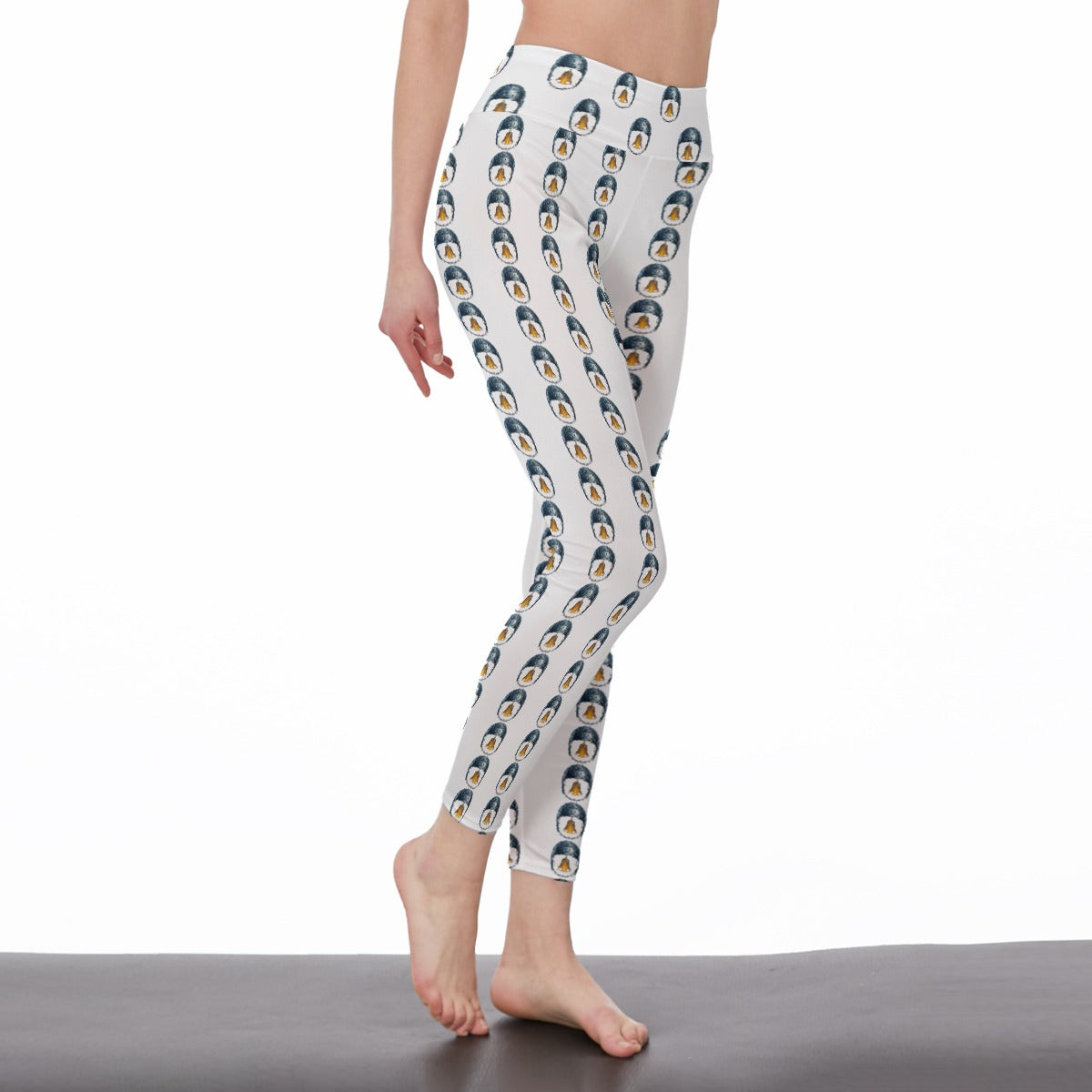 All-Over Print Women's High Waist Leggings | Side Stitch Closure