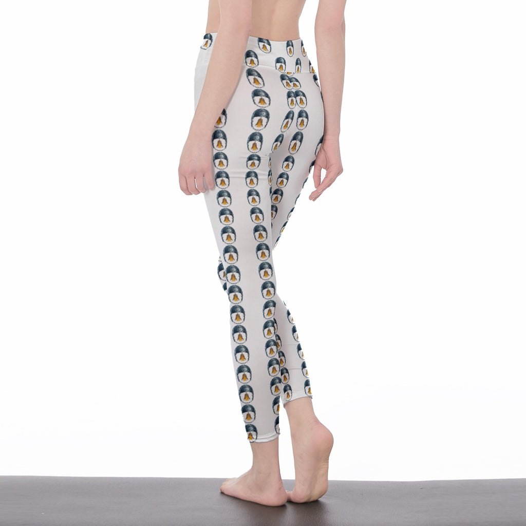 All-Over Print Women's High Waist Leggings | Side Stitch Closure