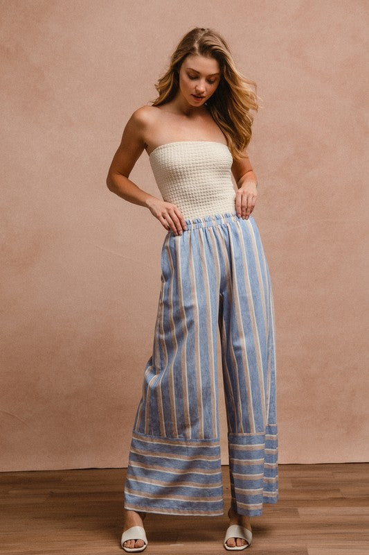 Signal Wide Leg — BiBi Striped