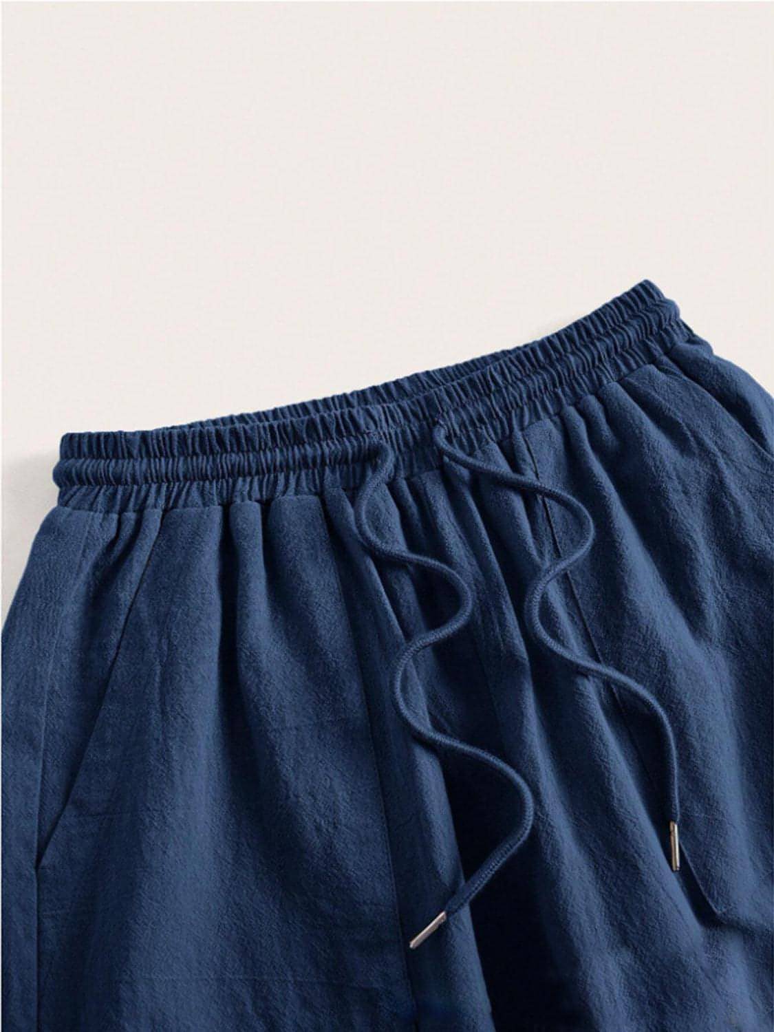 Bell Drawstring Wide Pants