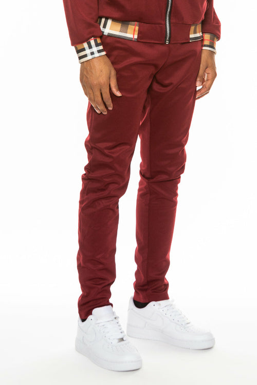Signal Track Pant — Checkered Detail