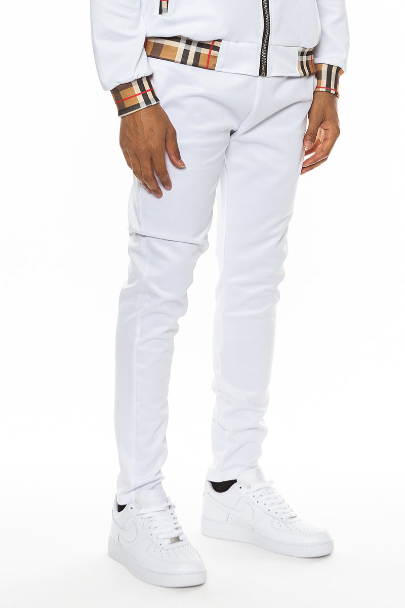 Signal Track Pant — Checkered Detail