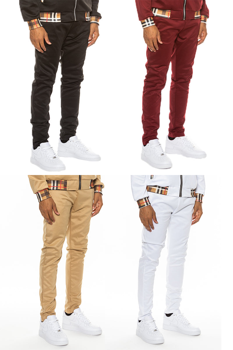 Signal Track Pant — Checkered Detail