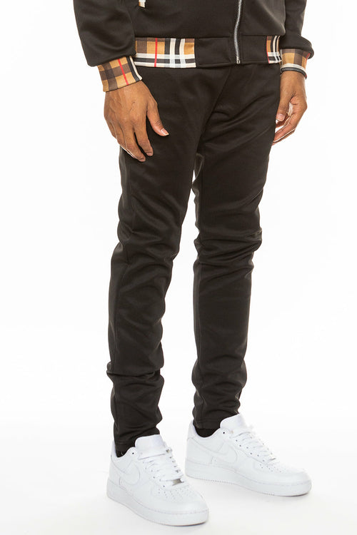 Signal Track Pant — Checkered Detail